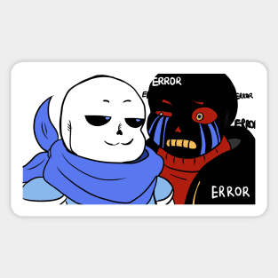 Blue and Error Sticker